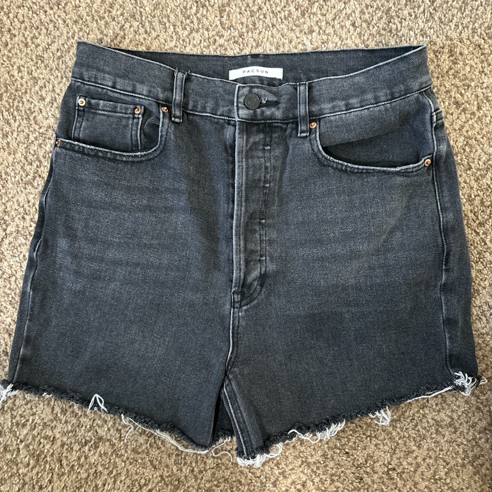 Black pacsun high waisted shorts